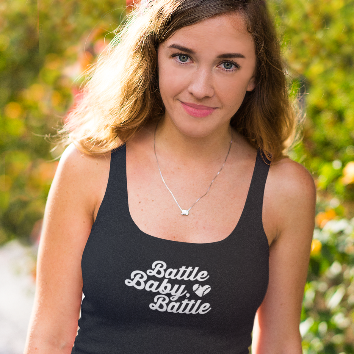 BATTLE BABY BATTLE! - RACERBACK TANK