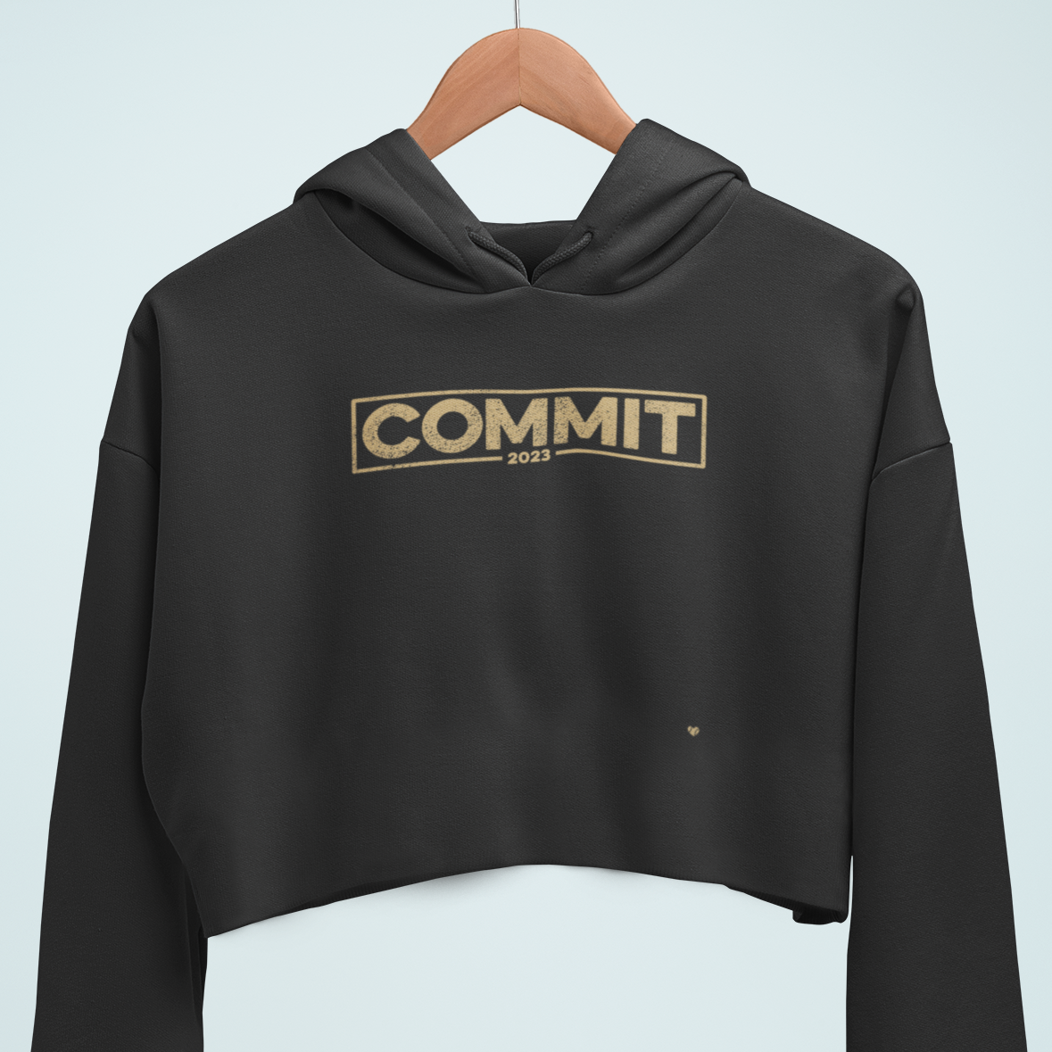 COMMIT - CROP HOODIE