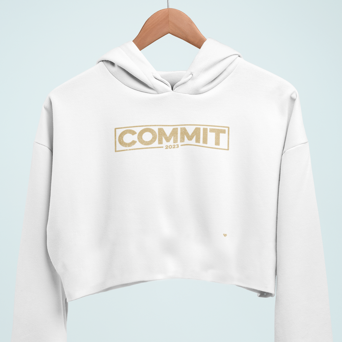 COMMIT - CROP HOODIE