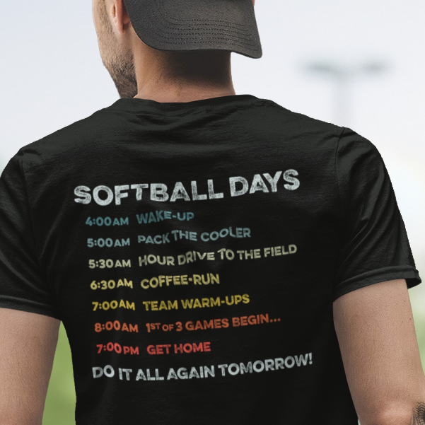 SOFTBALL DAYS - UNISEX T-SHIRT