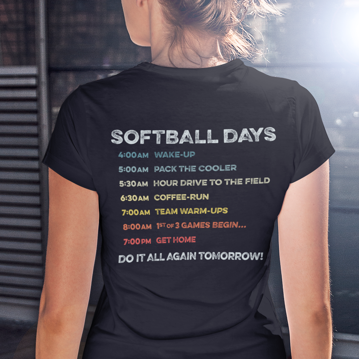 SOFTBALL DAYS - UNISEX T-SHIRT