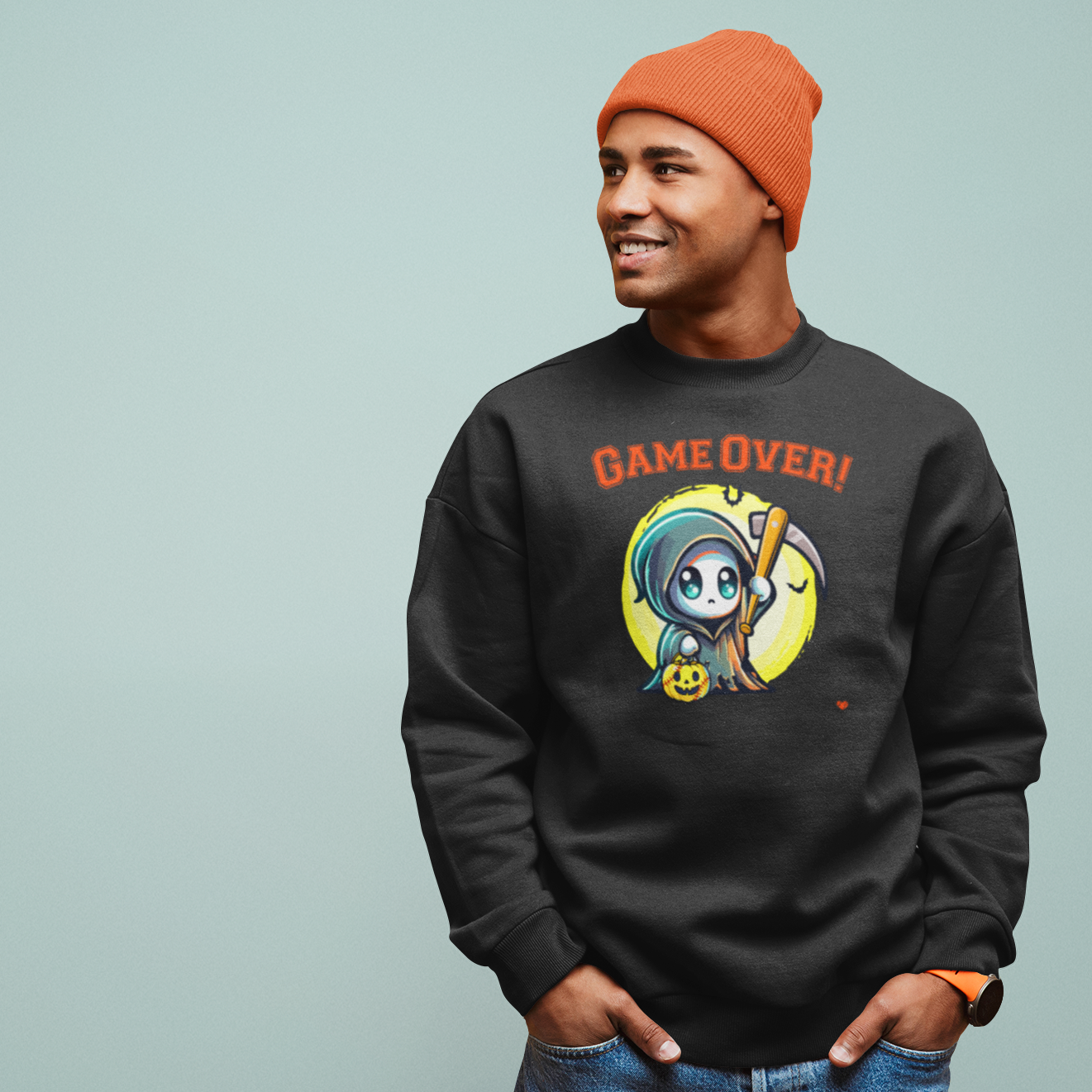 GAME OVER! GRIM REAPER - Crewneck Sweatshirt