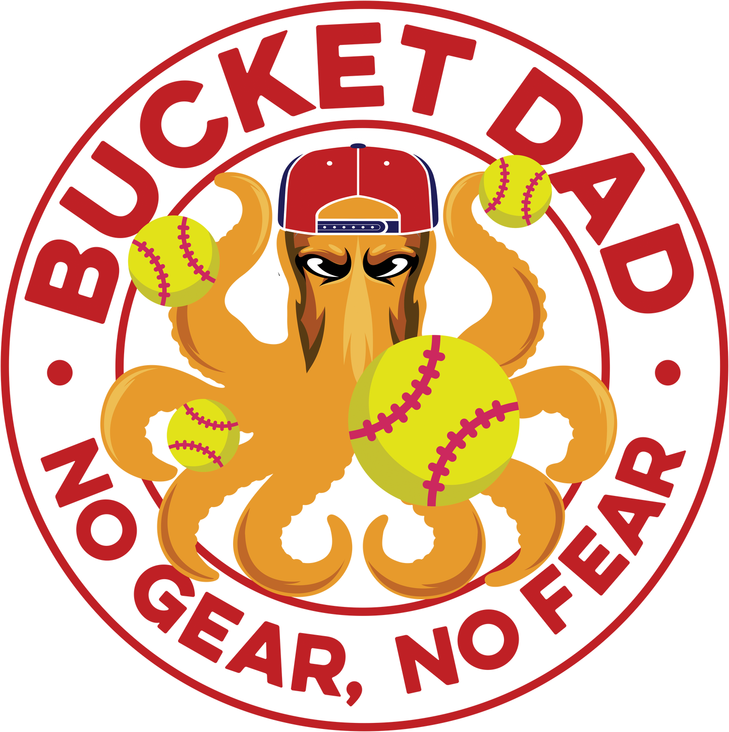 BUCKET DAD - SOFTBALL T-SHIRT