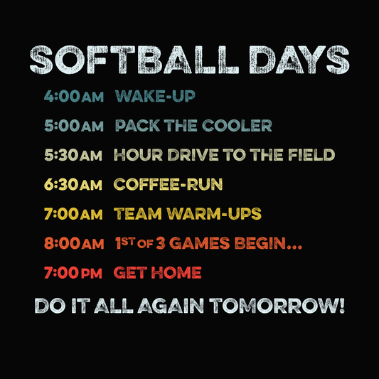 SOFTBALL DAYS - UNISEX T-SHIRT