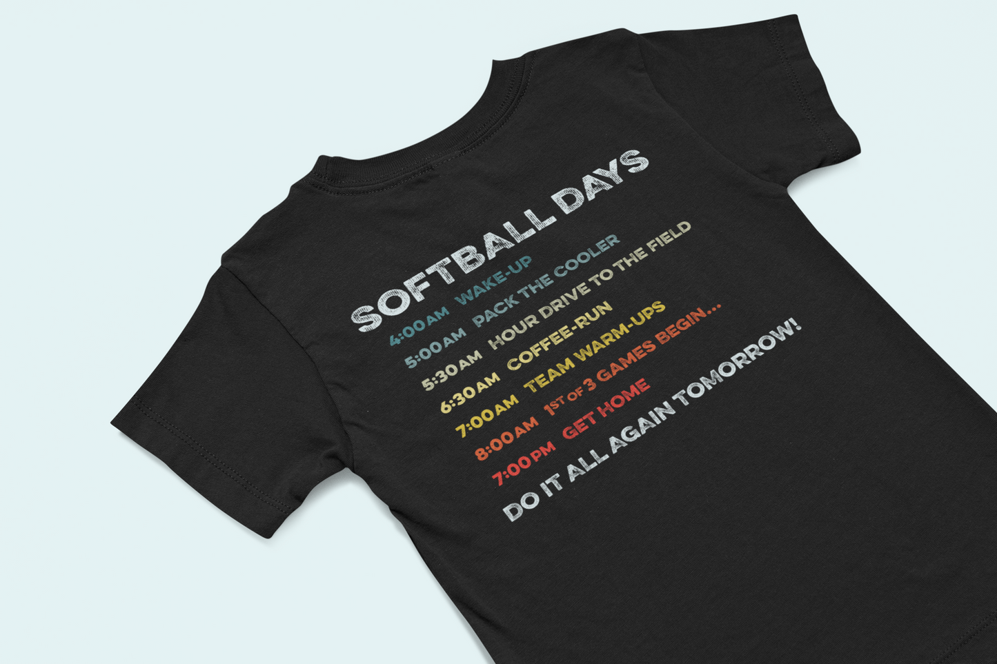 SOFTBALL DAYS - UNISEX T-SHIRT